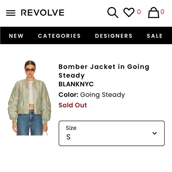 NWT Bomber Jacket in Going Steady
BLANKNYC - Picture 7 of 7
